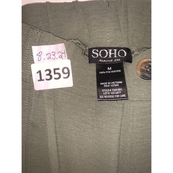 Y2K, Green Cargo Pants, Soho - Picture 3 of 3